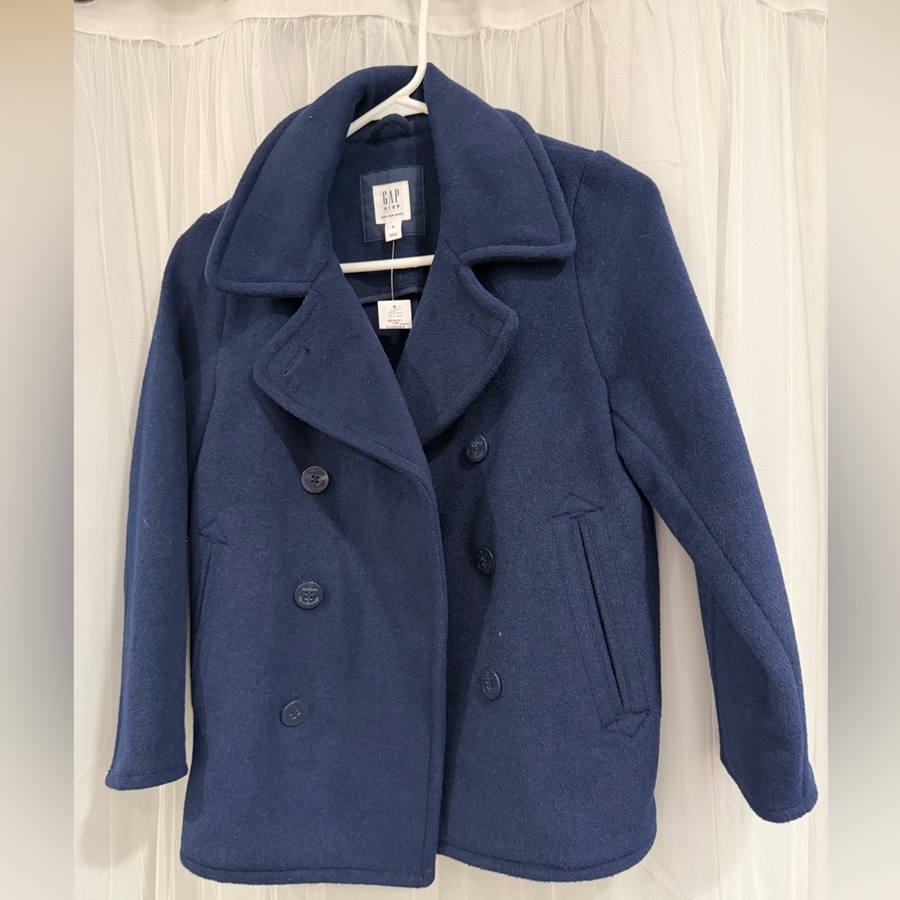 GAP Boys Deep Blue Peacoat